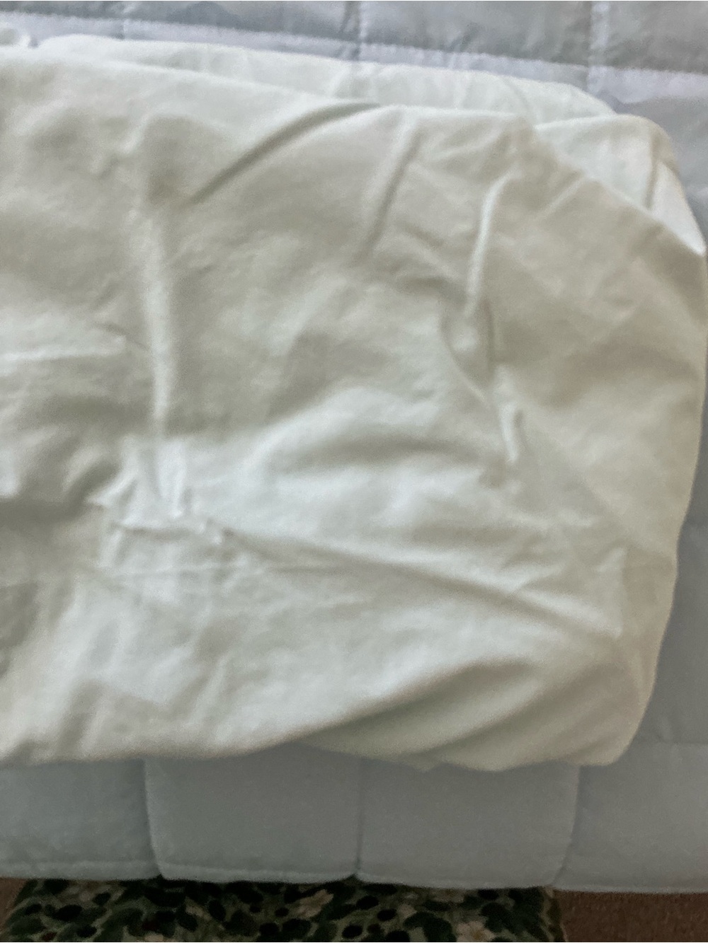 Pale blue sheet
